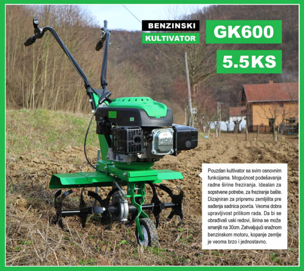 Benzinski kultivator gardenmaster GK600 4
