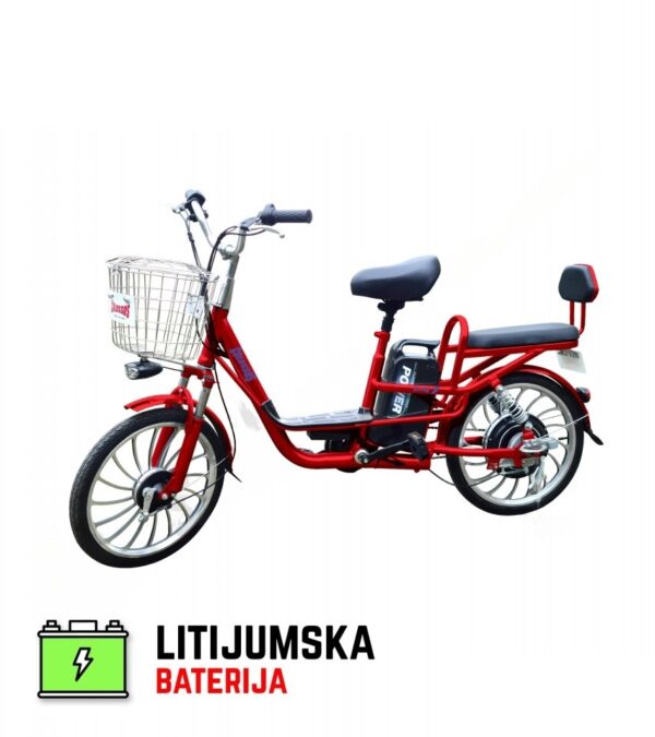 Električni bicikl CSS-61Q F COLOSSUS crveni